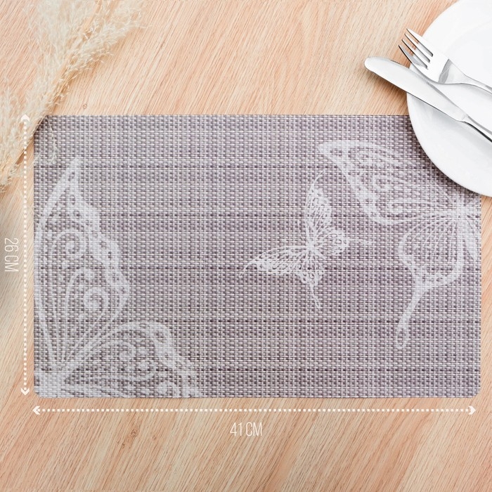 Салфетка сервировочная на стол «Бабочки», 26×41 см Салфетка сервировочная на стол «Бабочки», 26×41 см