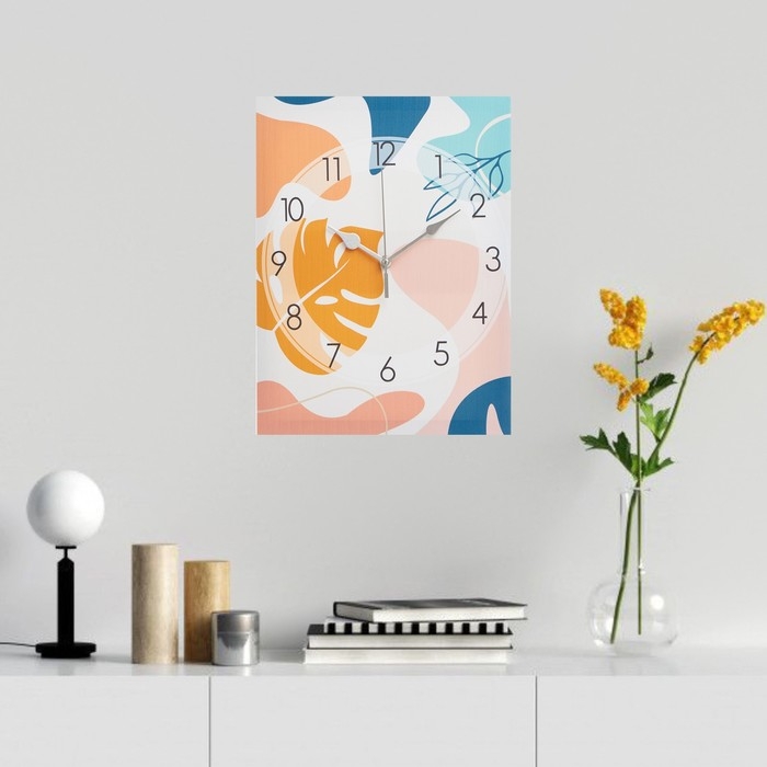 Часы-картина настенные Часы-картина настенные "Абстракция. Нежность", плавный ход, 30 х 40 см