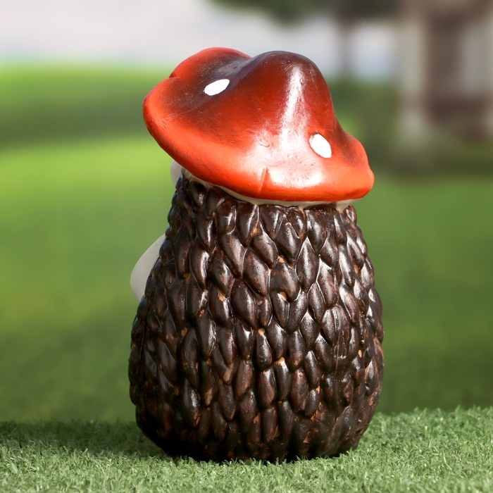 Садовая фигура Садовая фигура "Ежик с яблочком" 10х11х18см ///