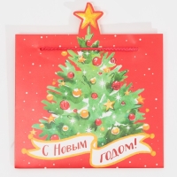 Пакет подарочный новогодний «Ёлочка», 25 х 26 х 10 см, Новый год Пакет подарочный новогодний «Ёлочка», 25 х 26 х 10 см, Новый год