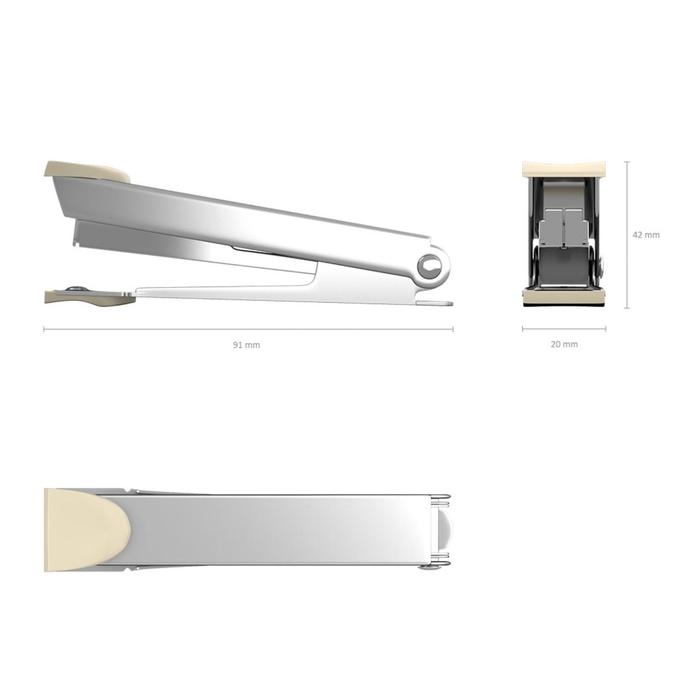 Степлер ErichKrause № 10, до 15 листов, встроенный антистеплер, серый Степлер ErichKrause № 10, до 15 листов, встроенный антистеплер, серый