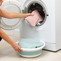 Таз складной &laquo;Флекс&raquo;, 10 л, 39.5&times;40&times;5.5 см, цвет морская волна