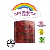 Пружинка-радуга &laquo;Динозавры&raquo;, 6,2х6,2х6,2 см