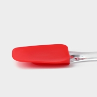 Лопатка Доляна &laquo;Про&raquo;, силикон, 25,5 см, цвет МИКС