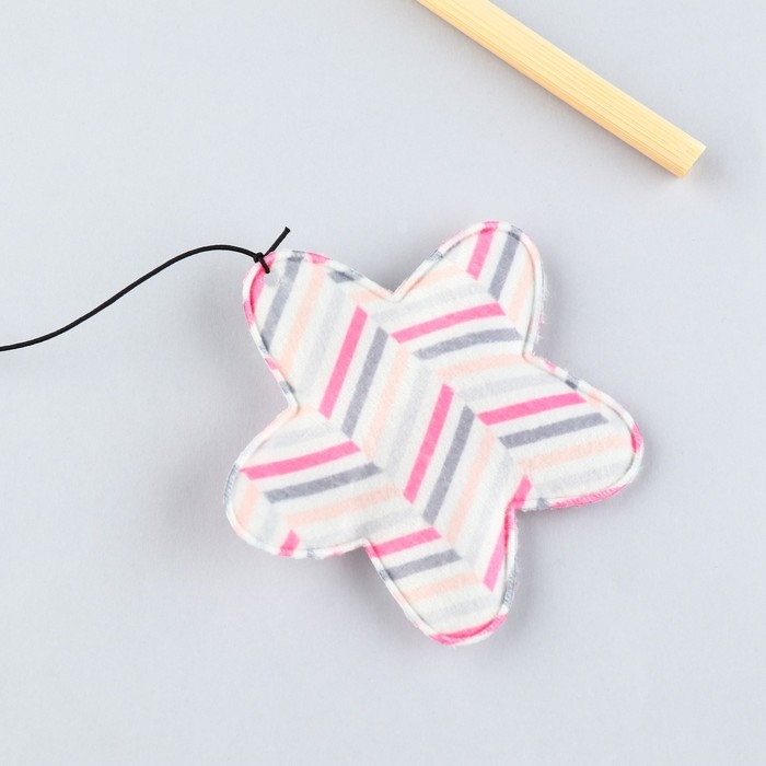 Дразнилка с игрушкой и шуршалкой &laquo;Звезда&raquo;, 8 см