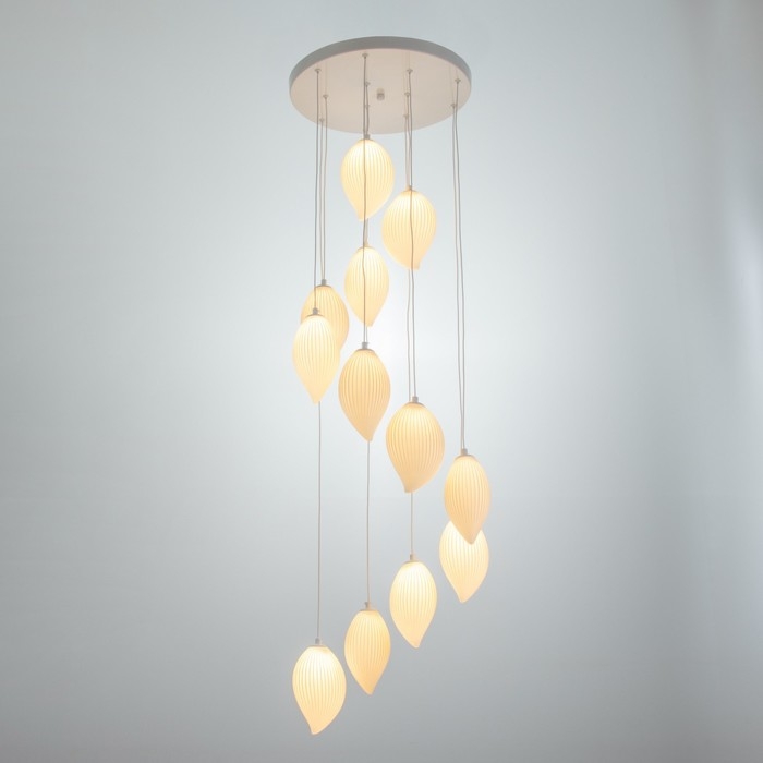 Светильник BayerLux "Манго" 12хG9 15Вт  белый 45х45х9-200см