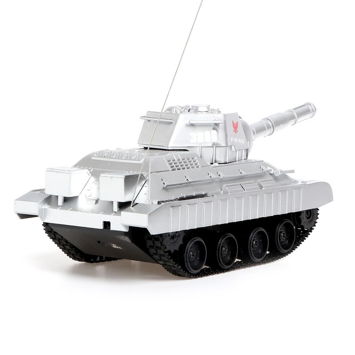 Танк радиоуправляемый «Победитель», стреляет BB пулями, работает от аккумулятора, цвет серый Танк радиоуправляемый «Победитель», стреляет BB пулями, работает от аккумулятора, цвет серый