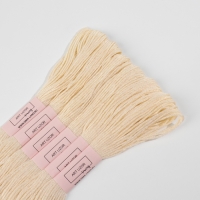 Набор ниток мулине №ECRU, 8 &plusmn; 1 м, 6 шт, цвет экрю