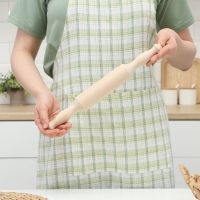 Скалка с ручками Доляна, 35&times;4.3 см, берёза