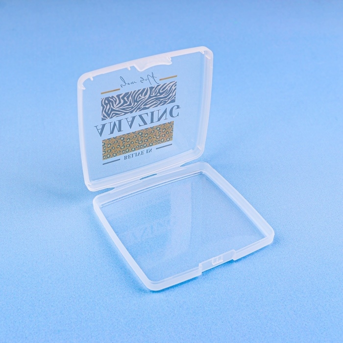 Органайзер для хранения гигиенических принадлежностей &laquo;AMAZING&raquo;, 9,5 &times; 9,5 &times; 1,5 см, цвет прозрачный