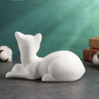 Фигура  "Котики лежат" белые,  18х10х12см
