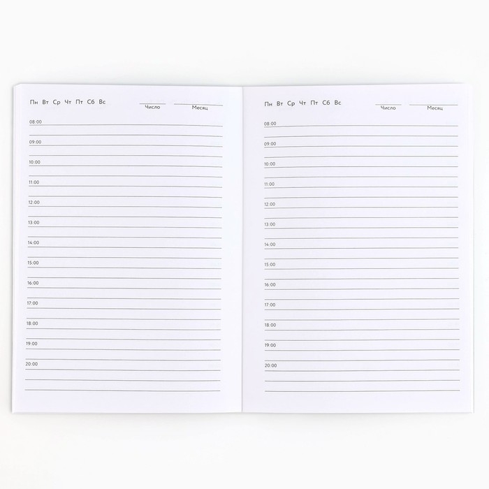 Ежедневник в тонкой обложке А5, 72 листа &laquo;Ромашки&raquo;