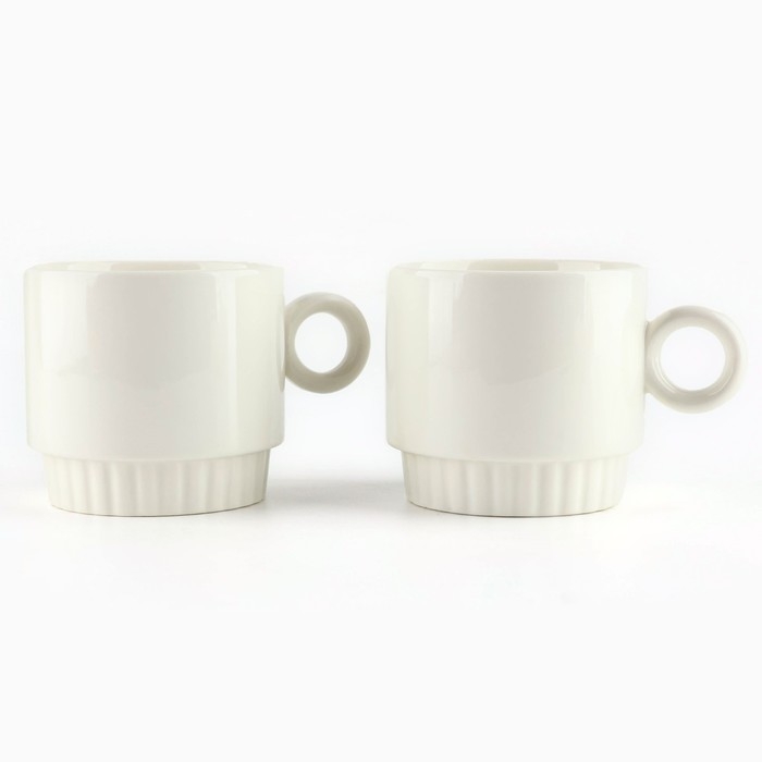 Новый год. Набор кружек из керамики &laquo;С Новым годом!&raquo;, 250 мл, 2 шт