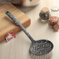 Шумовка Доляна &laquo;Мрамор&raquo;, 33 см