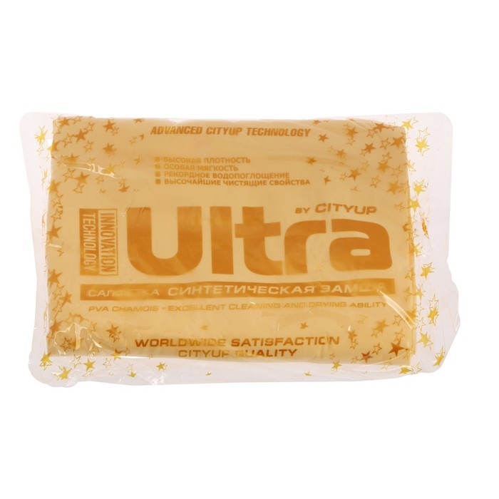 Замша протирочная CityUP, CA-221, 64 х 43 см, в тубусе Замша протирочная CityUP, CA-221, 64 х 43 см, в тубусе