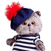 Мягкая игрушка &laquo;Басик в тельняшке и берете&raquo;, 25 см