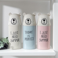 Футляр для зубной щётки и пасты «Ушастик», 7×4,5×19 см, цвет МИКС Футляр для зубной щётки и пасты «Ушастик», 7×4,5×19 см, цвет МИКС