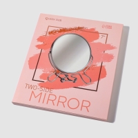 Зеркало настольное - подвесное &laquo;Круг&raquo;, двустороннее, с увеличением, d зеркальной поверхности 16,2 см, цвет МИКС