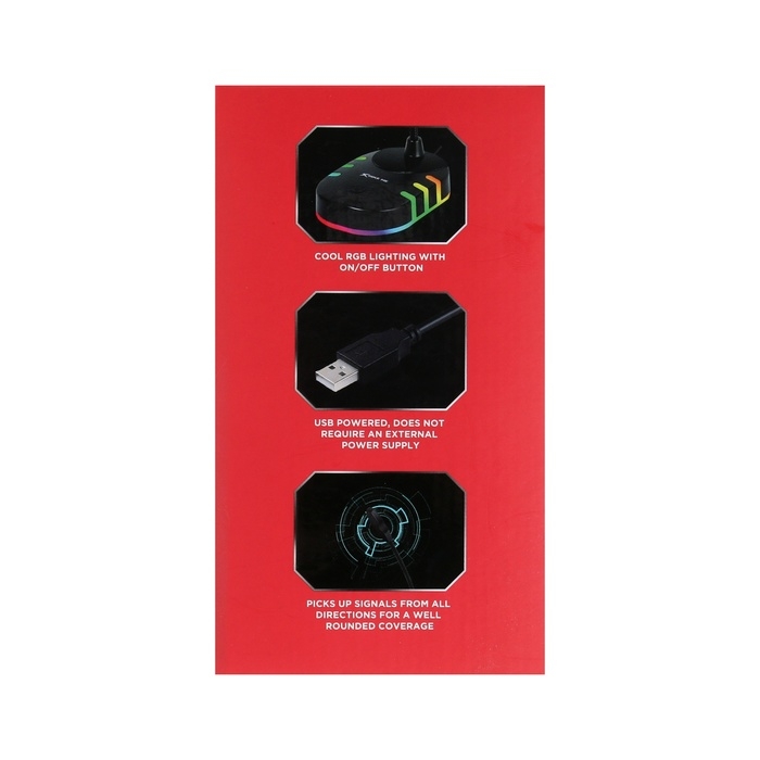 Микрофон XTrike Me XMC-02, на подставке, USB, 1.5 м, чёрный