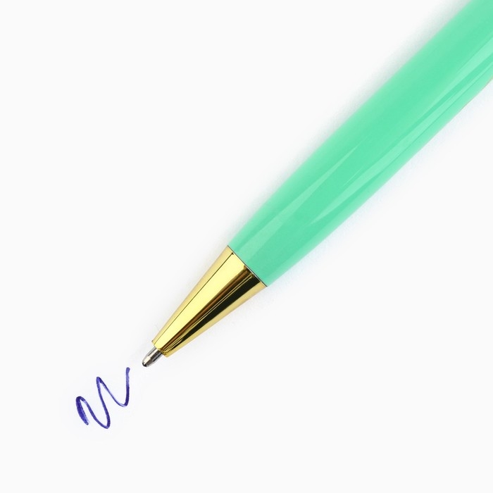 Ручка в подарочной коробке &laquo;Любимому учителю&raquo;, металл, синяя паста, 1.0 мм