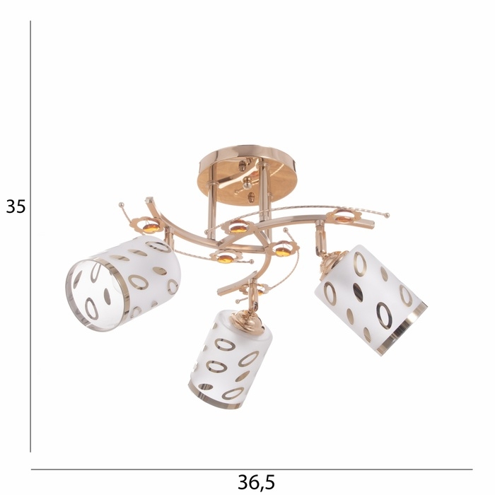 Люстра "Адди" 3х40Вт Е27 Золото МОДЕЛЬ: 2638726