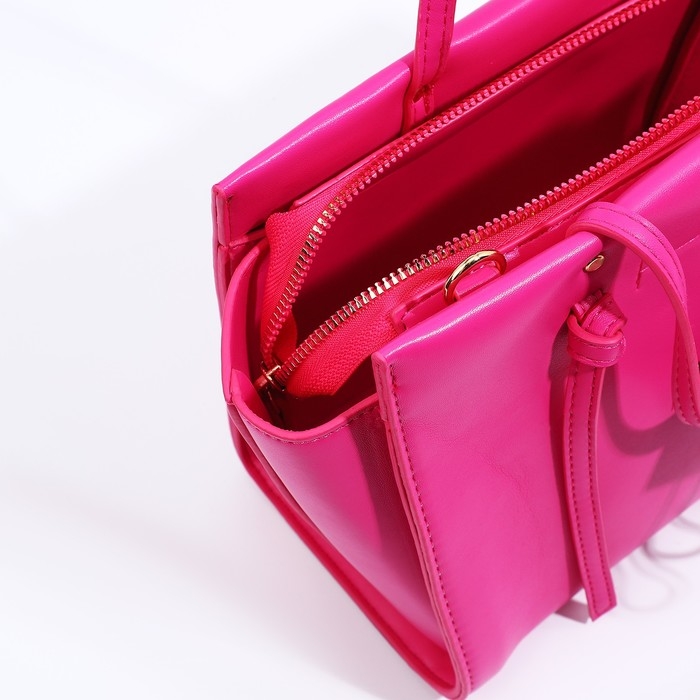 Сумка женская тоут на молнии, цвет розовый Сумка женская тоут на молнии, цвет розовый