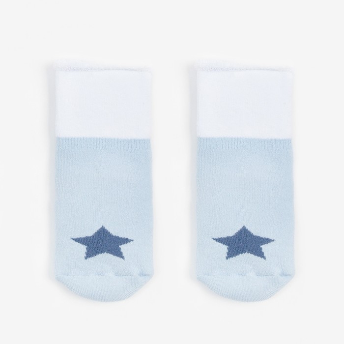 Набор носков для мальчика махровые Крошка Я "Boy", 2 пары, размер 10-12 см