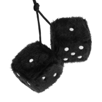 Украшение на зеркало, Пушистые кубики, 6&times;6 см