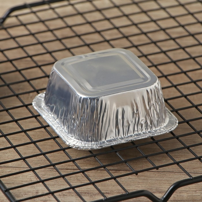 Набор форм для выпечки из фольги Доляна, 90 мл, 7,5&times;3 см, 50 шт