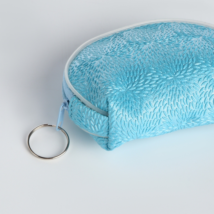 Кошелёк женский на молнии, цвет голубой Кошелёк женский на молнии, цвет голубой