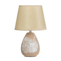 Лампа настольная "Лист" 1х40Вт E14 бежевый 20х20х32 см RISALUX