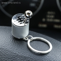 Брелок для ключей Cartage, рычаг КПП, металл, хром Брелок для ключей Cartage, рычаг КПП, металл, хром