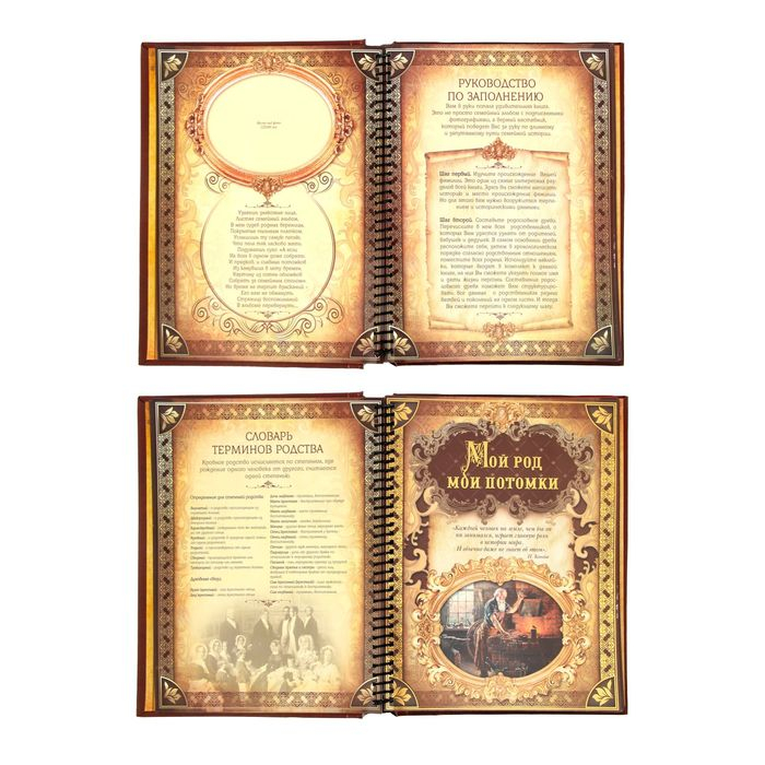 Родословная книга &laquo;История семьи&raquo;, 27 листов, 24.5 х 29.2 см