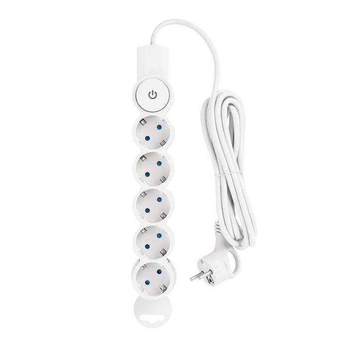 Сетевой фильтр, 5 гнезд, 3м, с/з, со шторками, с выкл, 2200Вт, 10А, бел, 32576 5, duwi Сетевой фильтр, 5 гнезд, 3м, с/з, со шторками, с выкл, 2200Вт, 10А, бел, 32576 5, duwi