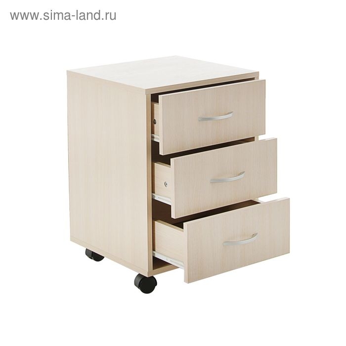 Тумба выкатная, 420х400х585, Венге светлый