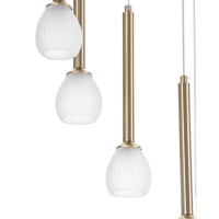 Светильник "Жаклин" 9х3Вт G4 бронза 30х30х180см Светильник "Жаклин" 9х3Вт G4 бронза 30х30х180см