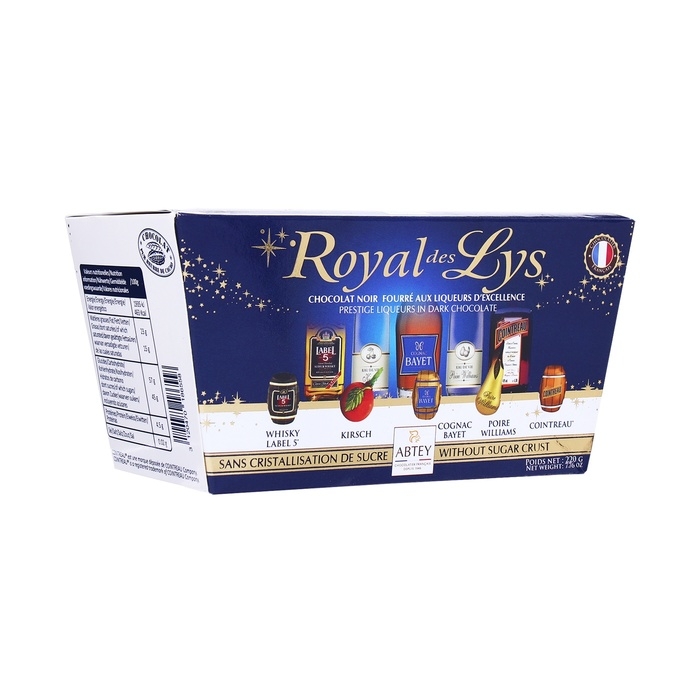 Новый год. Шоколад фигурный ROYAL DES LYS, с ликёрной начинкой, 13 г