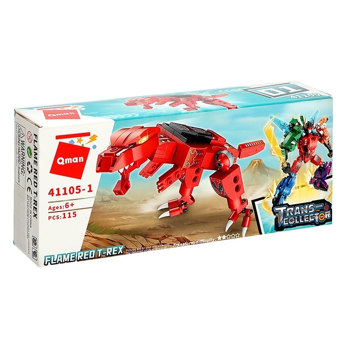 Конструктор Динобот &laquo;Вождь Тираннозавр&raquo;, 6 видов, МИКС