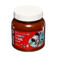 Гуашь банка 220 мл, ЗХК "Цветик", коричневая, 3023419 Гуашь банка 220 мл, ЗХК "Цветик", коричневая, 3023419