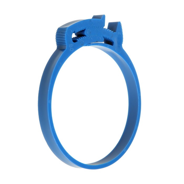 Хомут силовой пластиковый Хомут силовой пластиковый "СТРАЙК", диаметр 73-79 мм, многоразовый, Clip-Track, 4 шт.