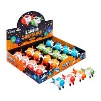 Точилка с контейнером, с ластиком, Ракета МИКС (штрихкод на штуке) Точилка с контейнером, с ластиком, Ракета МИКС (штрихкод на штуке)