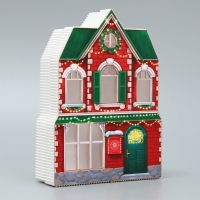 Коробка подарочная «Новогодний дом»,16 х 22 х 5 см, Новый год Коробка подарочная «Новогодний дом»,16 х 22 х 5 см, Новый год