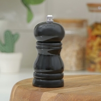 Мельница для специй Доляна «Краски», 11 см, цвет чёрный Мельница для специй Доляна «Краски», 11 см, цвет чёрный