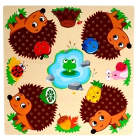 Детская развивающая доска для счёта «Ёжики» 30,5 × 30,5 × 1 см Детская развивающая доска для счёта «Ёжики» 30,5 × 30,5 × 1 см