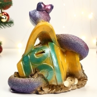 Копилка "Змея на кувшине цветная" 23х25х18см Копилка "Змея на кувшине цветная" 23х25х18см