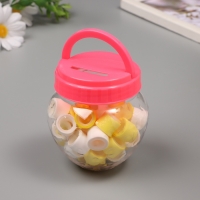 Клейкая лента пластик в банке "Белый и лимонный" н-р 40 шт 1,2 см, дл. 0,9 м 7х7х9 см Клейкая лента пластик в банке "Белый и лимонный" н-р 40 шт 1,2 см, дл. 0,9 м 7х7х9 см