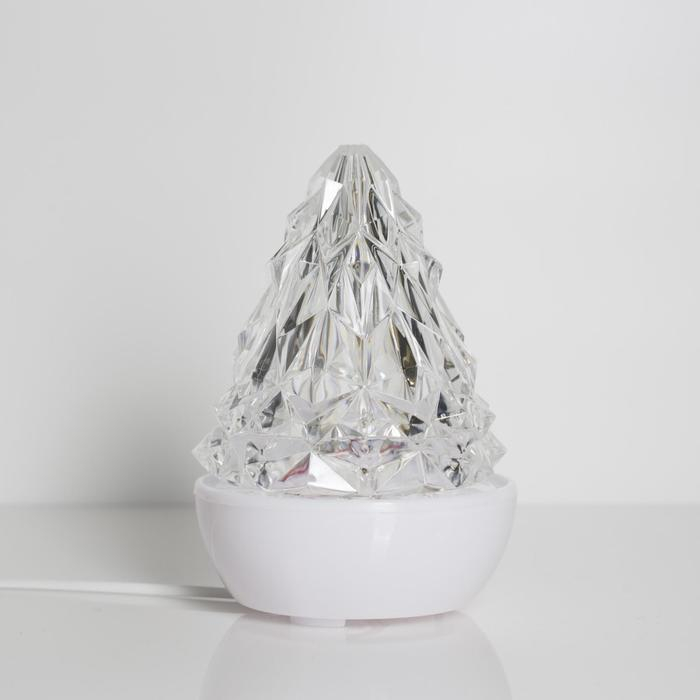 Световой прибор &laquo;Ель на подставке&raquo; 12 см, свечение RGB, 220 В