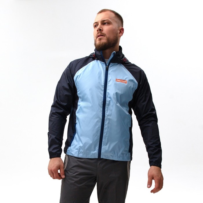Ветровка ONLYTOP унисекс с сумкой navy, р. 42
