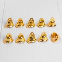 Колокольчик для рукоделия, набор 10 шт., размер 1 шт. — 1,4 см, цвет золотой Колокольчик для рукоделия, набор 10 шт., размер 1 шт. — 1,4 см, цвет золотой
