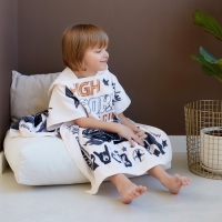 Полотенце-пончо детское махровое Крошка Я "Racing" 60*120см, 100% хлопок, 300гр/м2 Полотенце-пончо детское махровое Крошка Я "Racing" 60*120см, 100% хлопок, 300гр/м2